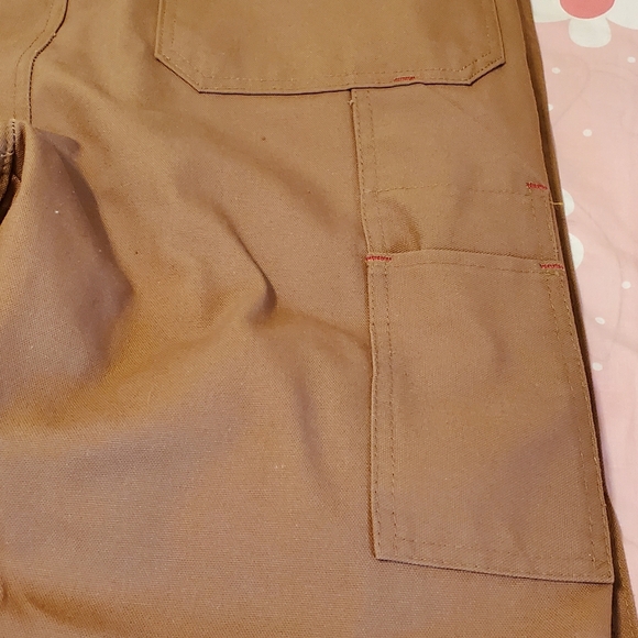 Men's Insulated Blended Duck Bib Overall Size Small Red Kap - Picture 16 of 16